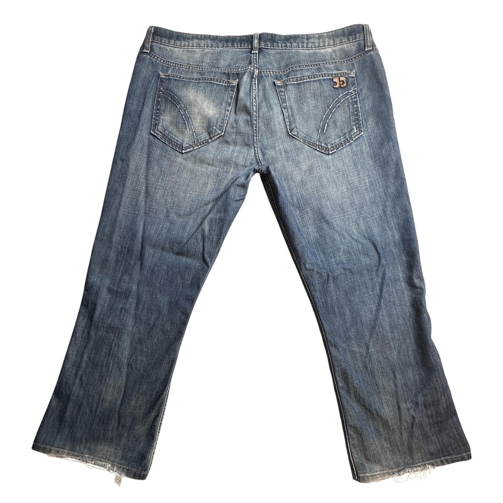 Joe's Rocker Beaumont Bootcut Jeans Mens 40x26 Medium Wash Blue Denim Distressed